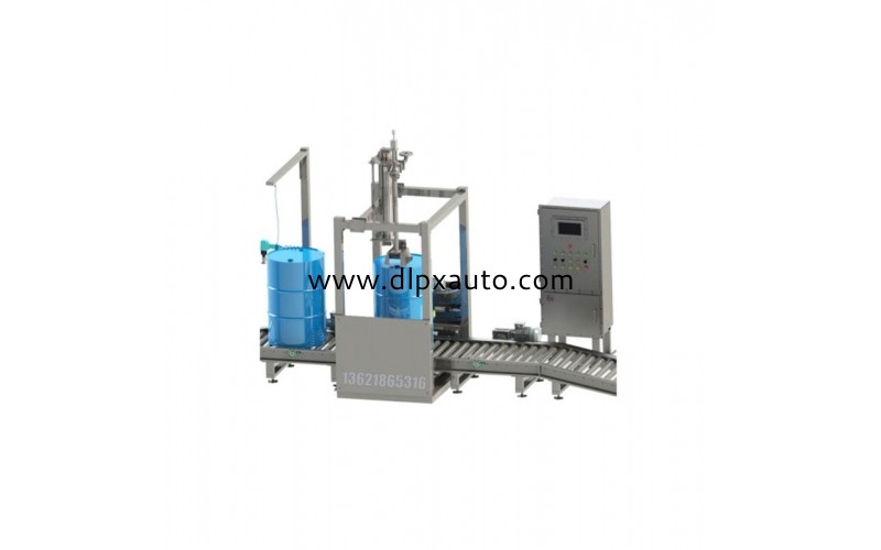 200KG農(nóng)藥自動壓蓋灌裝機