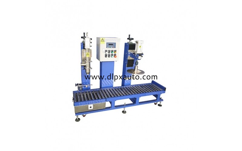 18公斤稀釋劑自動壓蓋灌裝機