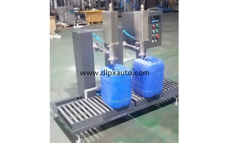 30L雙半自動化工液體灌裝機