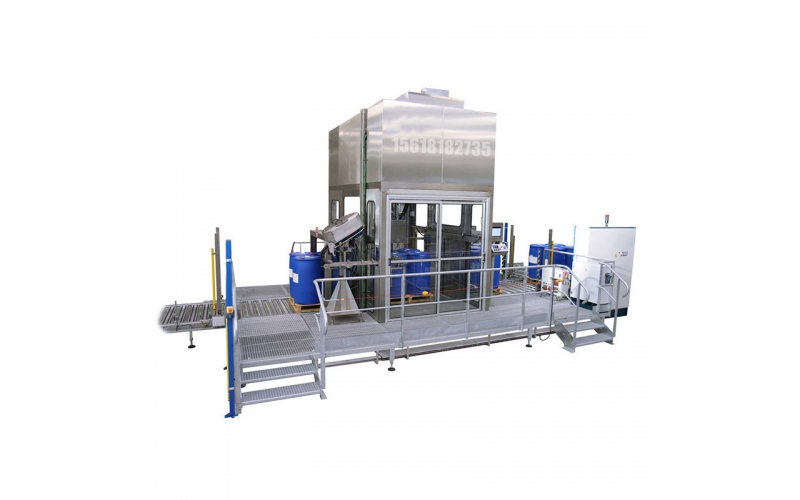 25kg Four Heads filling machine 55 gallon drum empty filling machine