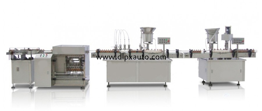 全自動液體灌裝生產(chǎn)聯(lián)動線