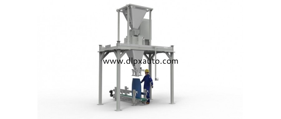 配有毛重秤的半自動包裝機