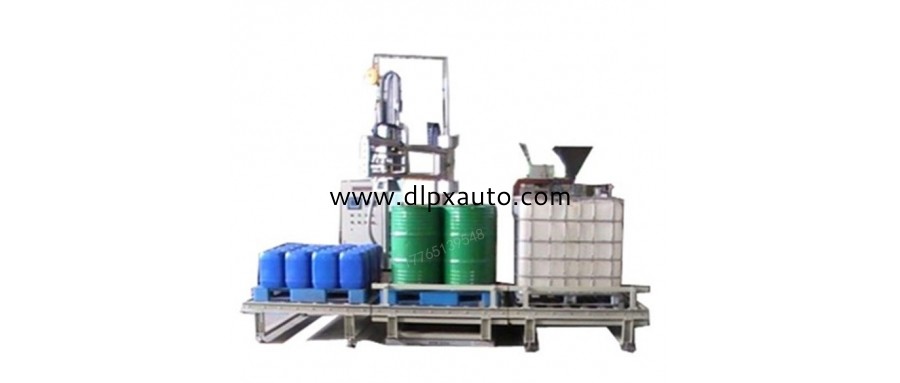 1000L噸桶制藥全自動(dòng)托盤式灌裝機(jī)